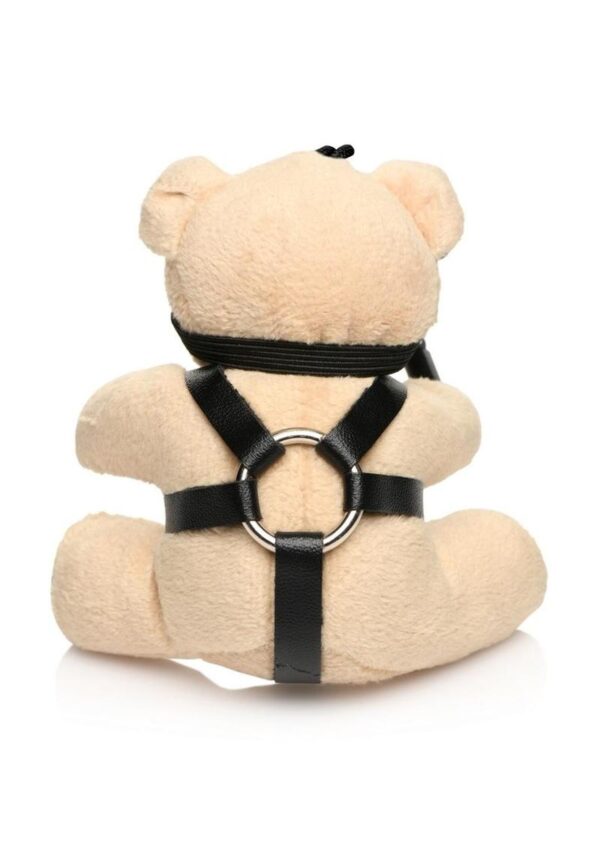 Master Series BDSM Teddy Bear Keychain - Tan - Image 3