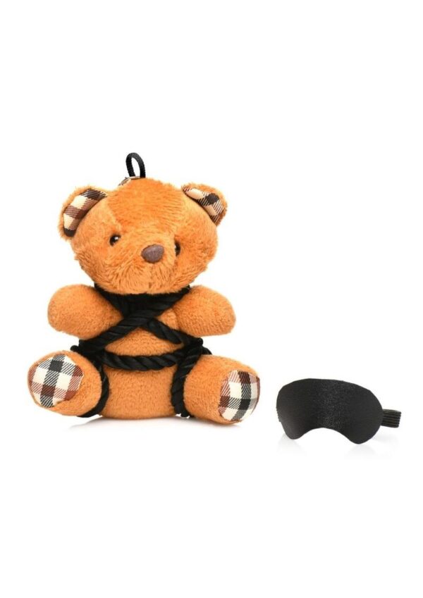 Master Series Rope Teddy Bear Keychain - Burnt Orange - Image 2