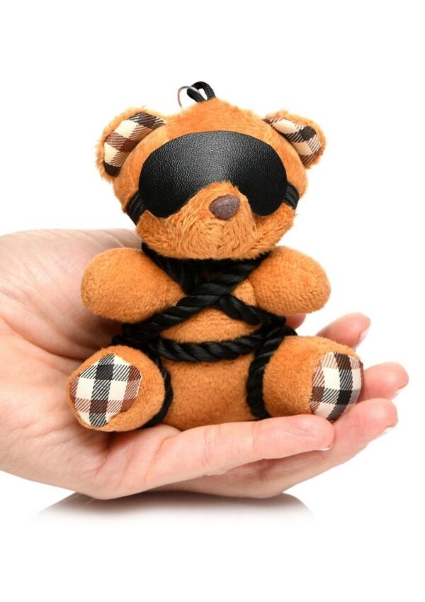 Master Series Rope Teddy Bear Keychain - Burnt Orange - Image 4
