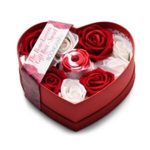 Bloomgasm The Rose Lover`s Gift Box - Red/White Swirl