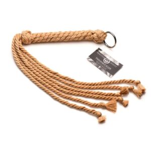 Master Series Swashbuckler Rope Flogger - Tan