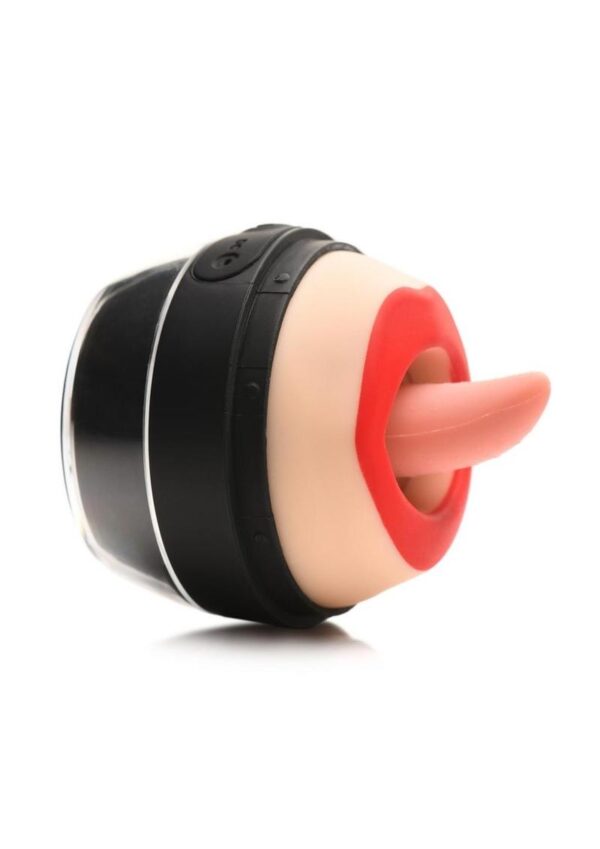 Lickgasms Lady Licker 10X Rechargeable Silicone Clitoral Stimulator - Black/Vanilla - Image 3