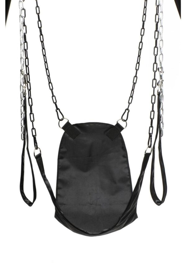 Master Series Nylon Sex Sling - Black - Image 2