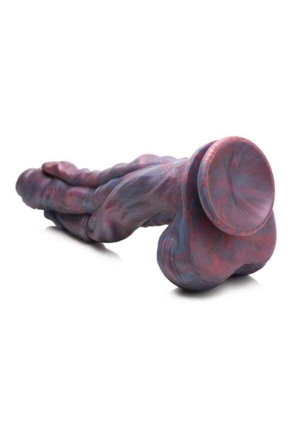 Creature Cocks Hydra Sea Monster Silicone Dildo - Blue/Purple/Red - Image 4