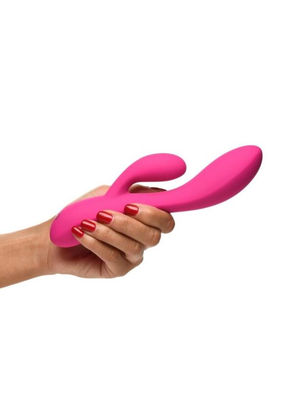 Bang! 10X Flexible Rechargeable Silicone Rabbit - Pink - Image 4