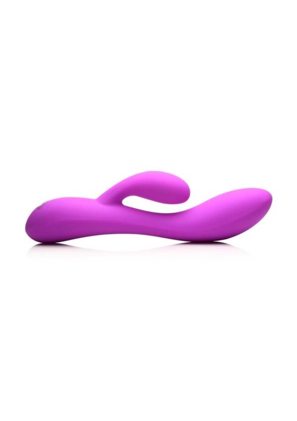Bang! 10X Flexible Rechargeable Silicone Rabbit - Purple - Image 3