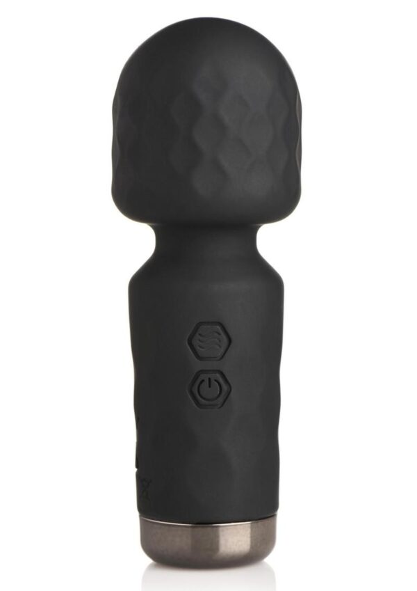 Bang! 10X Mini Silicone Rechargeable Wand - Black - Image 2