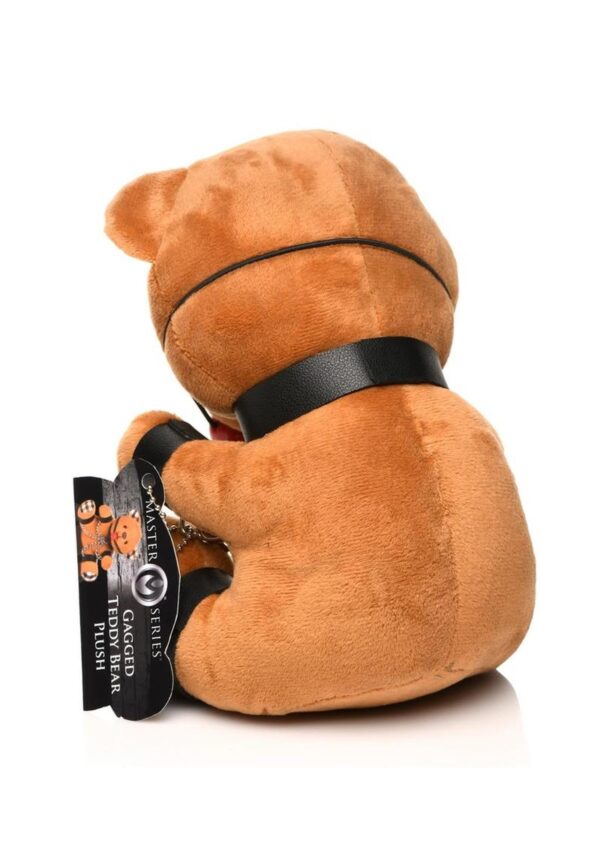 Master Series Gagged Plush Teddy Bear - Brown - Image 3