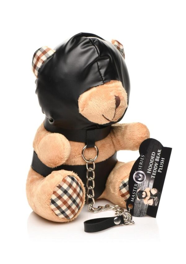 Master Series Hooded Plush Teddy Bear - Tan - Image 2