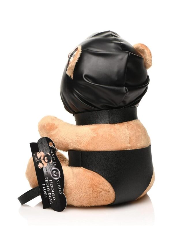 Master Series Hooded Plush Teddy Bear - Tan - Image 3