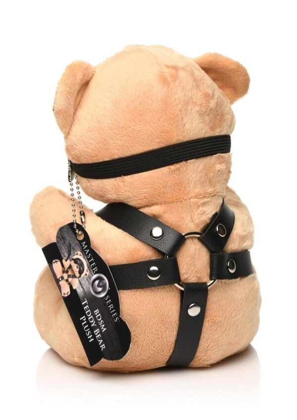 Master Series BDSM Plush Teddy Bear - Tan - Image 3