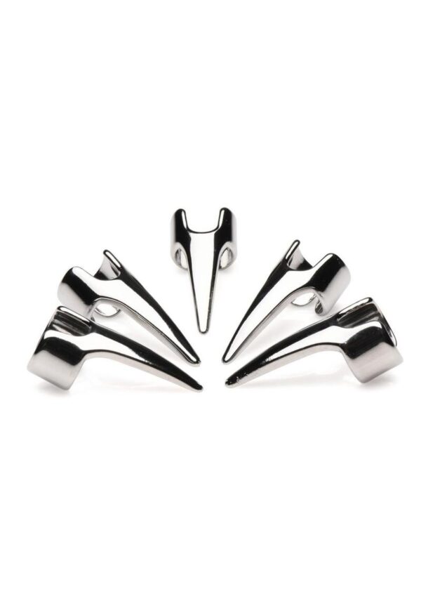 Master Series Clawed Sensation Stainless Steel Play Rings (5 Piece) - Image 2