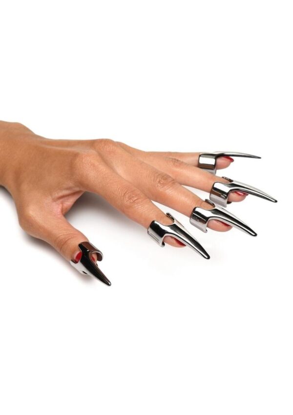Master Series Clawed Sensation Stainless Steel Play Rings (5 Piece) - Image 4