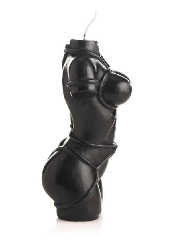 Master Series Bound Goddess Drip Candle - Black - Image 3