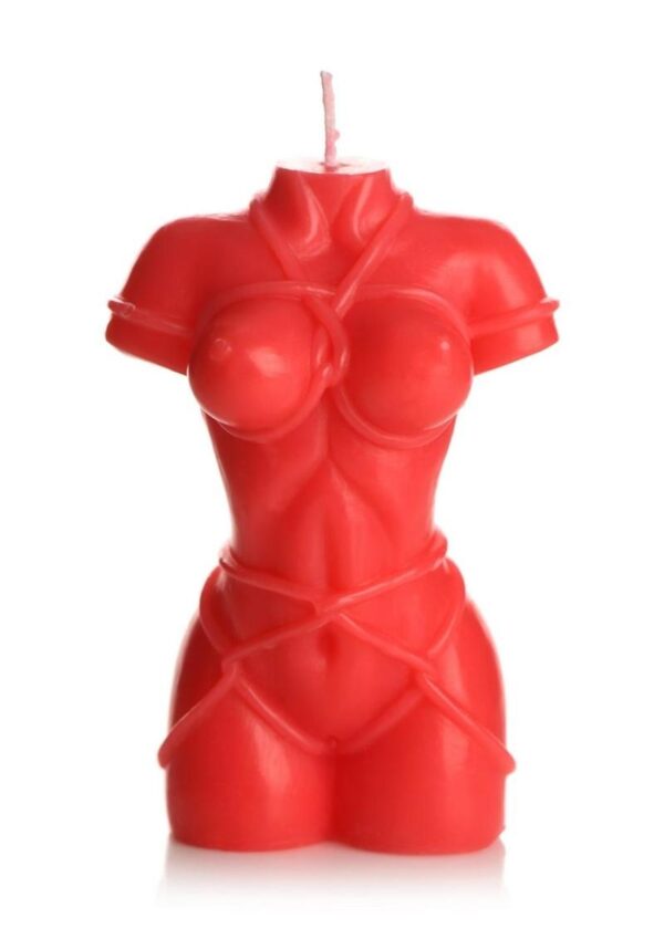 Master Series Bound Goddess Drip Candle - Red - Image 2