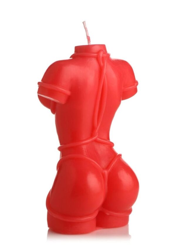 Master Series Bound Goddess Drip Candle - Red - Image 4