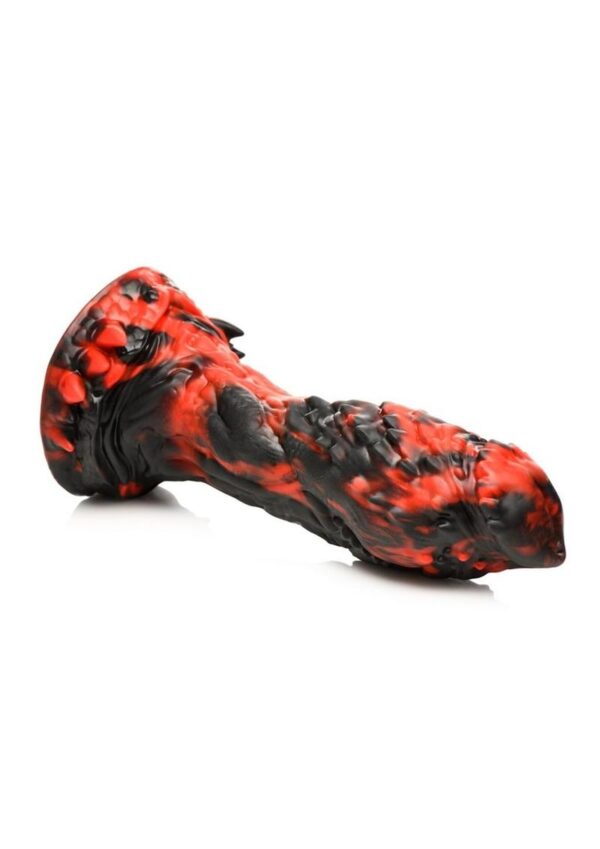 Creature Cocks Reaper Silicone Dildo - Red/Black - Image 3