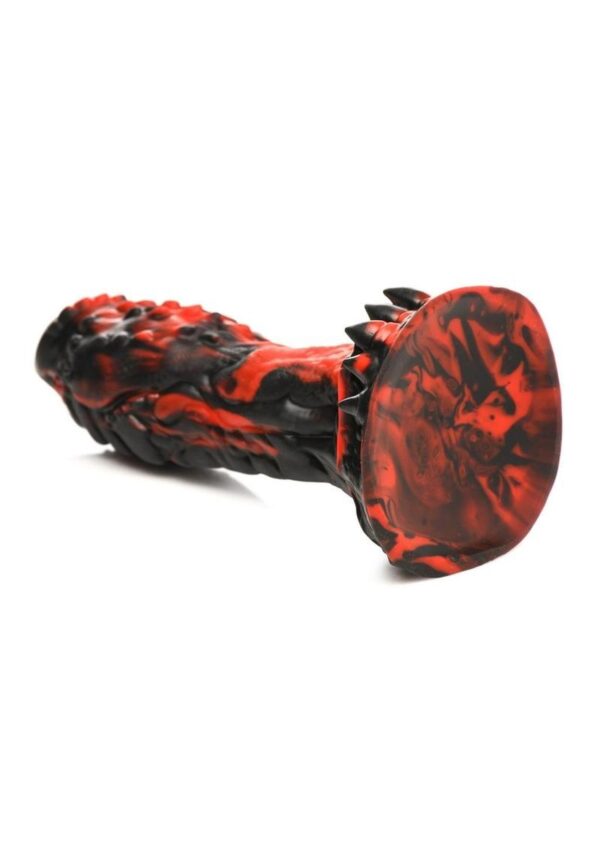 Creature Cocks Reaper Silicone Dildo - Red/Black - Image 4