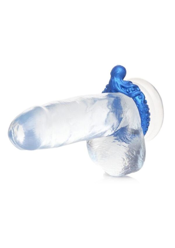Creature Cocks Poseidon`s Octo-Ring Silicone Cock Ring - Blue - Image 3