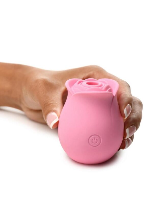 Bloomgasm The Perfect Rose Rechargeable Silicone Clitoral Stimulator - Pink - Image 4