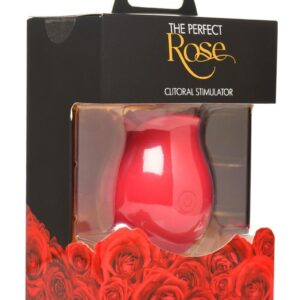 Bloomgasm The Perfect Rose Rechargeable Silicone Clitoral Stimulator - Red