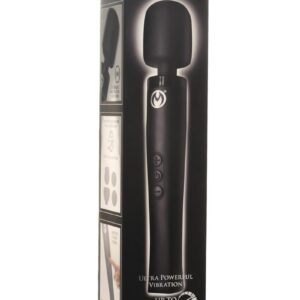 Master Series Thunderstick Pro Wand Rechargeable Silicone Wand - Black