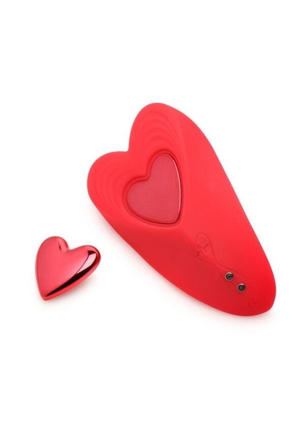 Frisky Love Connection Silicone Panty Vibe with Remote Control - Red - Image 2