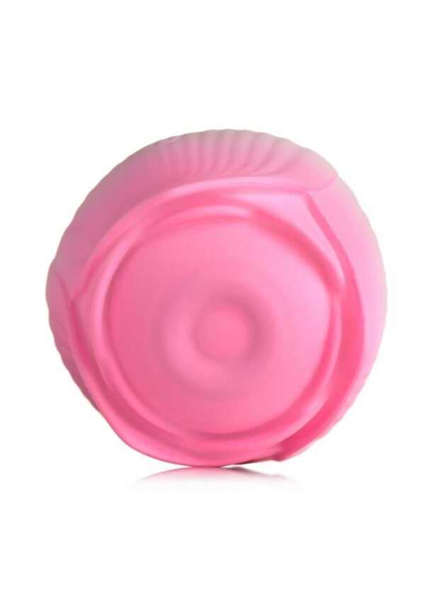 Bloomgasm Pulsing Petals Throbbing Silicone Rechargeable Rose Stimulator - Pink - Image 2