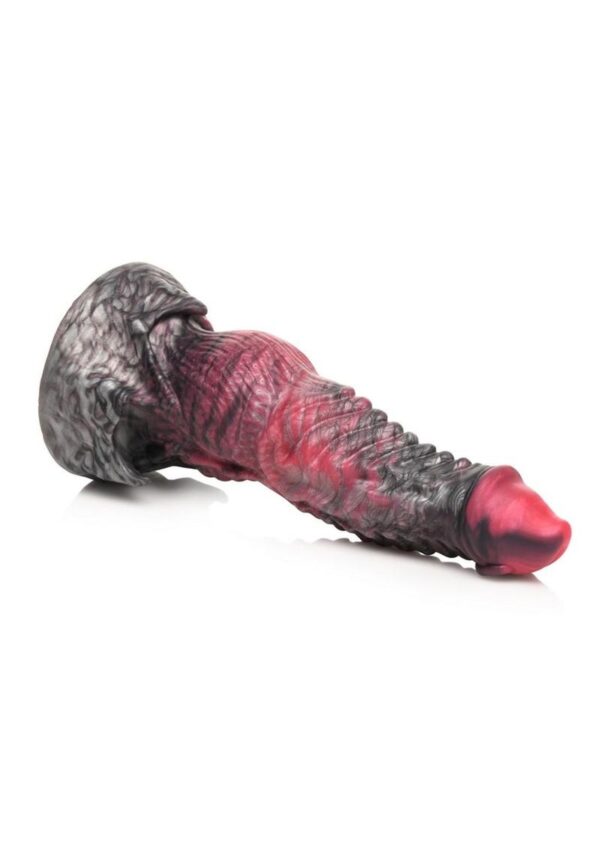 Creature Cocks Hades Silicone Dildo - Large - Black/Red - Image 2