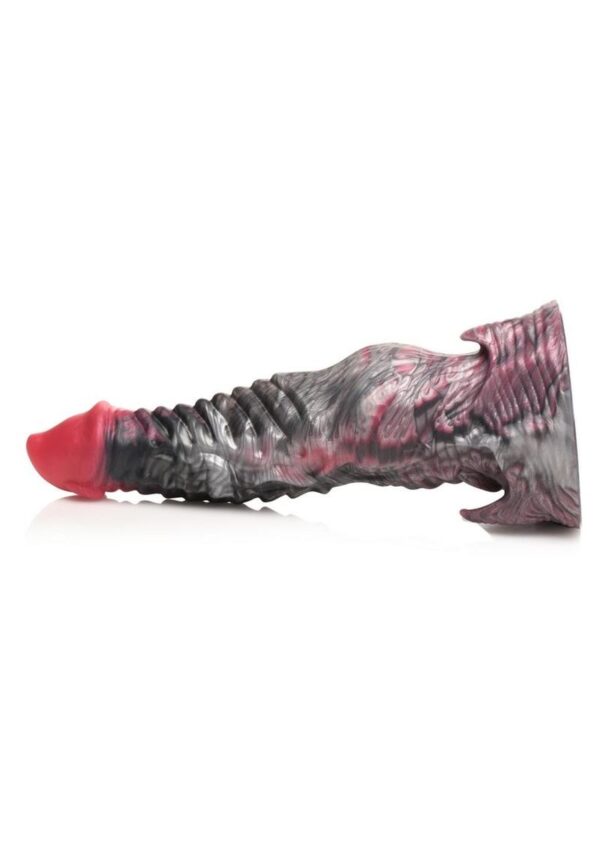 Creature Cocks Hades Silicone Dildo - Medium - Black/Red - Image 2