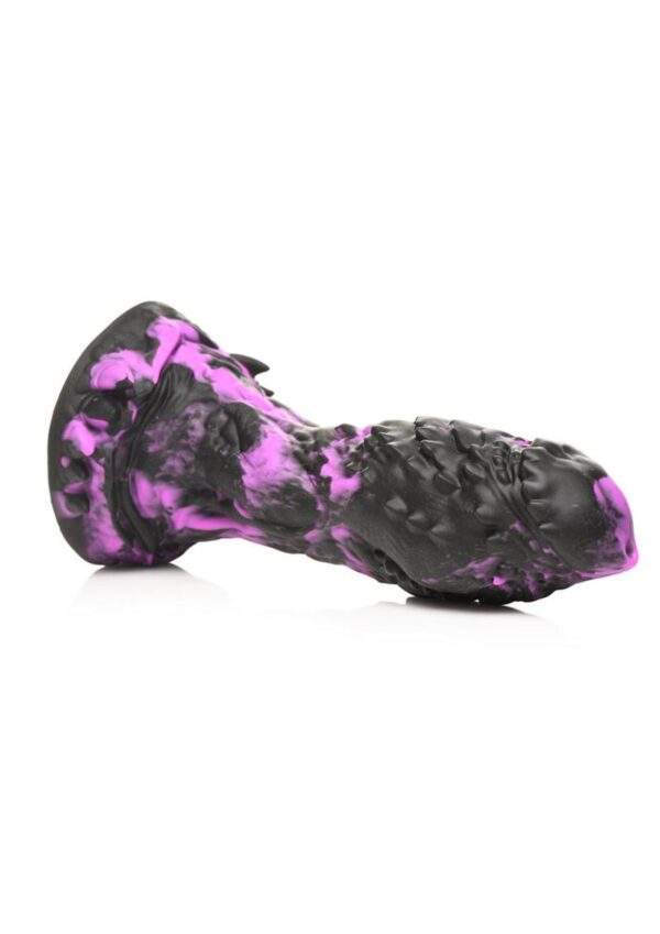 Creature Cocks Grim Silicone Dildo - Purple/Black - Image 2