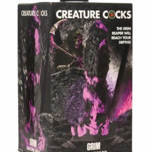 Creature Cocks Grim Silicone Dildo - Purple/Black