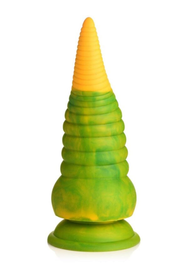Creature Cocks Monstropus 2.0 Vibrating Tentacle Rechargeable Silicone Dildo - Yellow/Green - Image 2