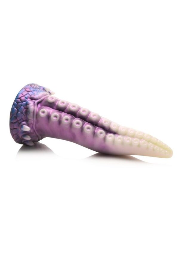 Creature Cocks Astropus Tentacle Silicone Dildo - Purple/White - Image 2