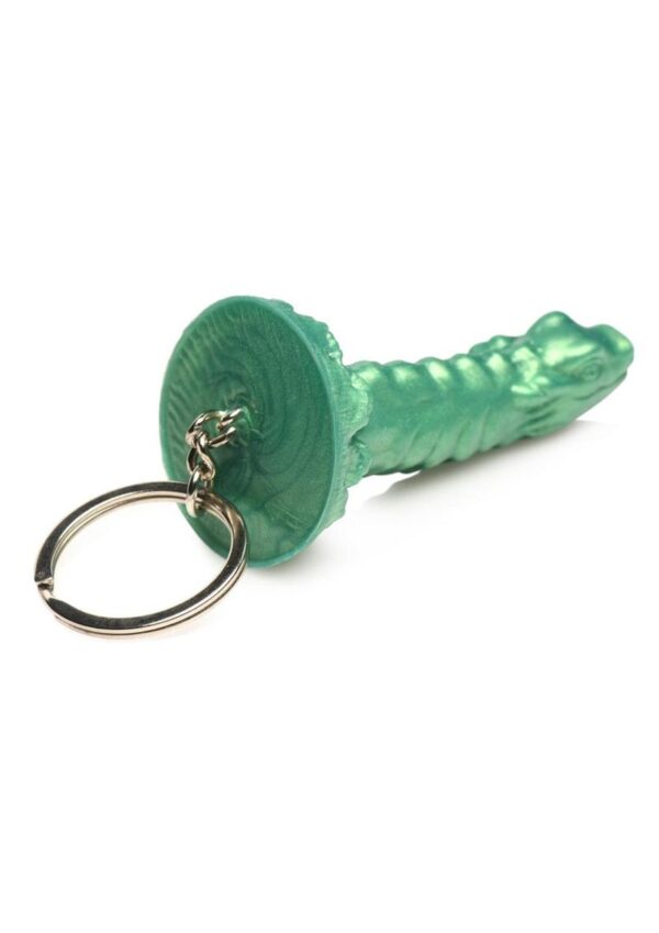 Creature Cocks Cockness Monster Keychain - Green - Image 3