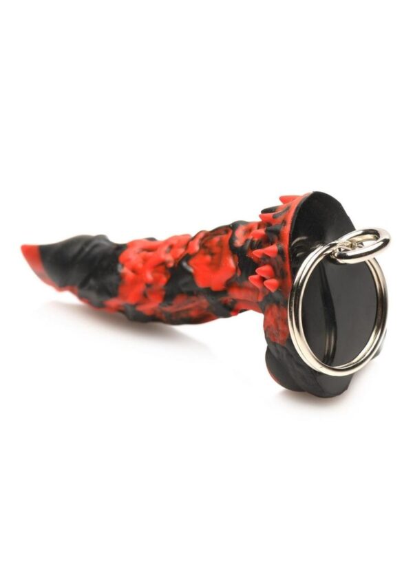 Creature Cocks Fire Demon Keychain - Red/Black - Image 3
