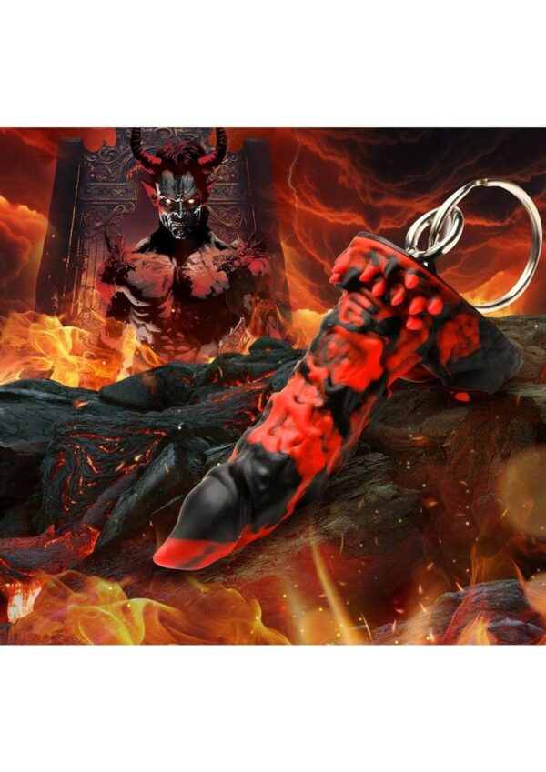 Creature Cocks Fire Demon Keychain - Red/Black - Image 4