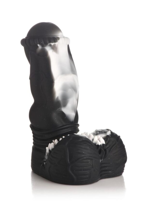 Creature Cocks Venom Silicone Dildo - Black/White - Image 2