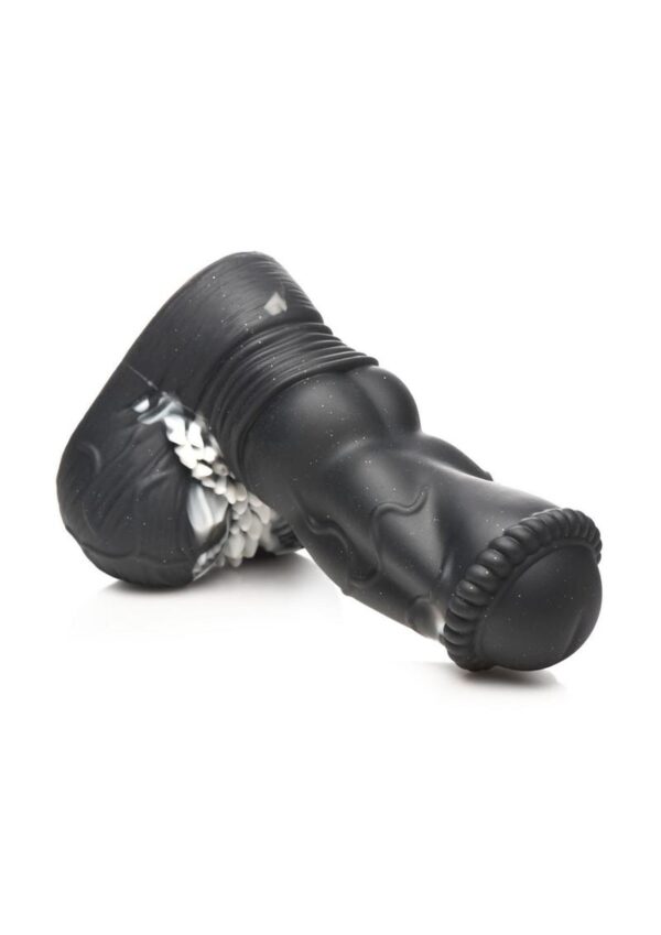 Creature Cocks Venom Silicone Dildo - Black/White - Image 3