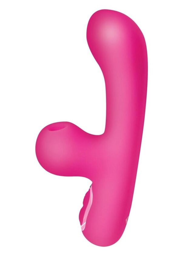 Bang! G-Spot Rabbit Rechargeable Silicone Vibrator - Pink - Image 2