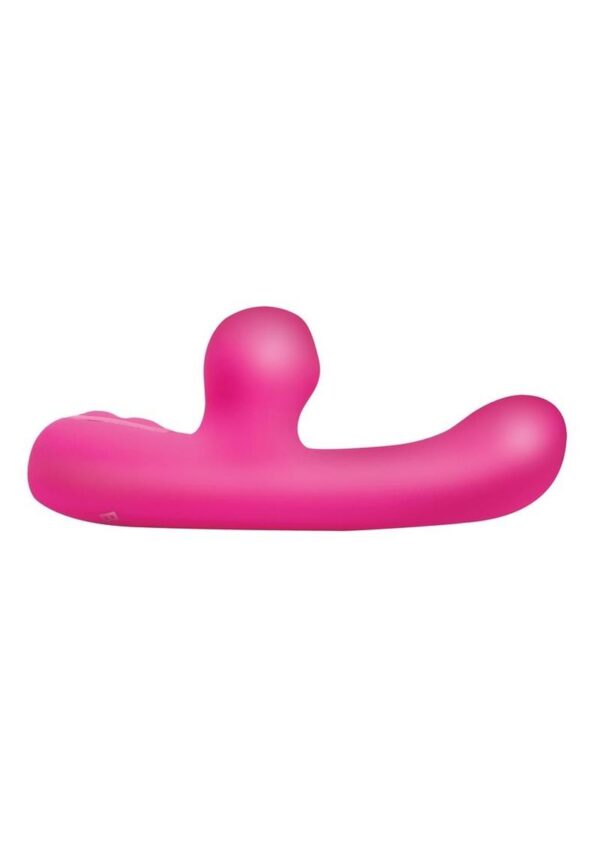 Bang! G-Spot Rabbit Rechargeable Silicone Vibrator - Pink - Image 3