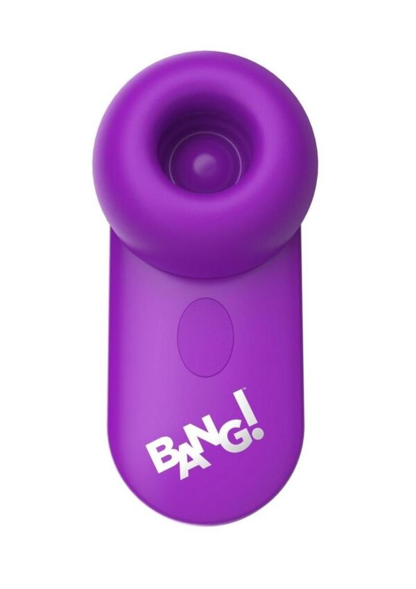 Bang! Mini Clitoral Silicone Rechargeable Stimulator - Purple - Image 2