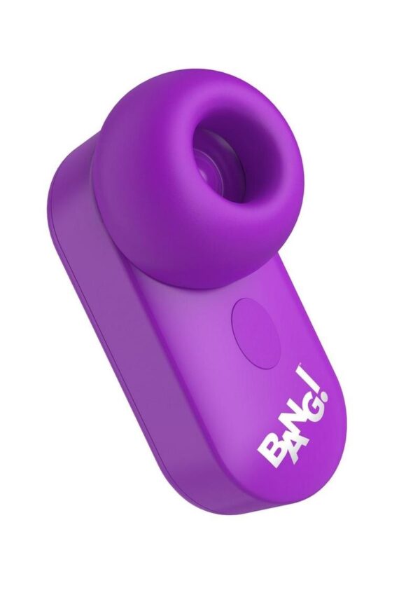 Bang! Mini Clitoral Silicone Rechargeable Stimulator - Purple - Image 3