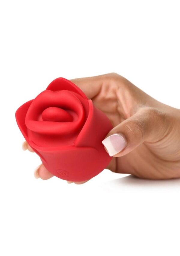 Lickgasm Sweet Kiss Kissing and Vibrating Rechargeable Silicone Clitoral Stimulator - Red - Image 3