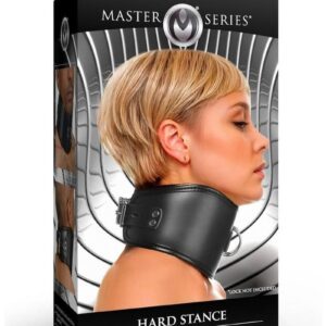 Master Series Hard Stance Padded Lock Posture Collar - Black
