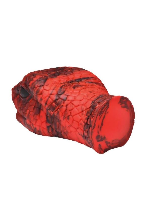 Creature Cocks Serpentine Stroker Silicone Masturbator - Red - Image 4