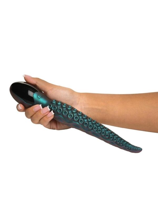 Creature Cocks Tentavibe Rechargeable Silicone Vibrator - Teal - Image 3
