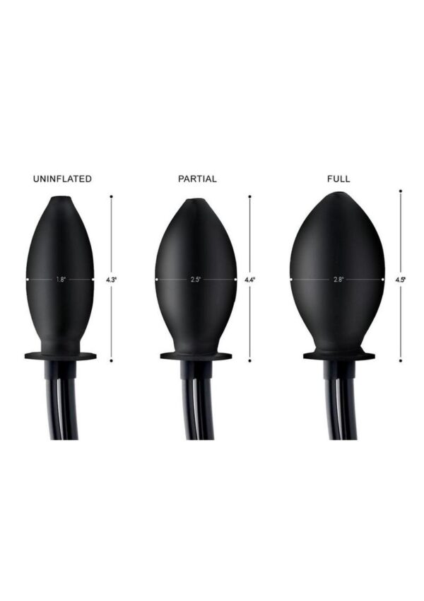 CleanStream Inflatable Enema Plug - Black - Image 4