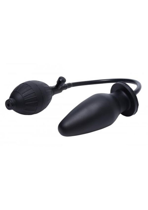 Trinity Men Inflatable Butt Plug - Black - Image 2