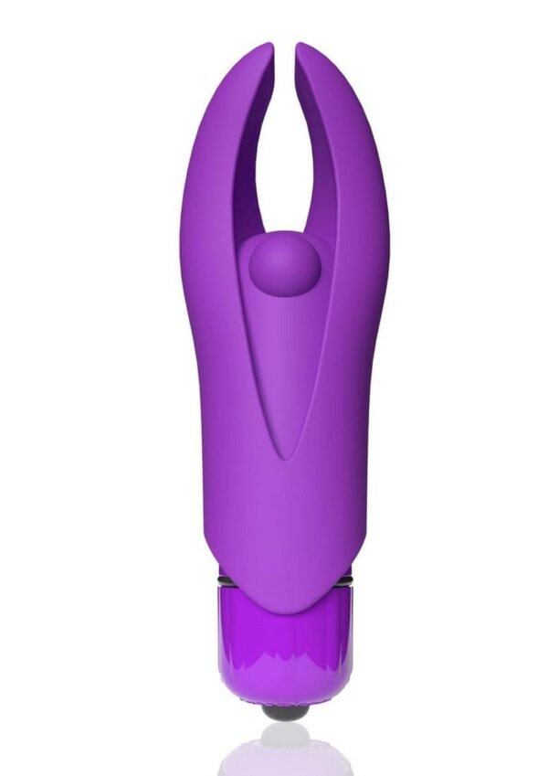 4T Demon Silicone Mini Clitoral Stimulating Vibrator - Grape - Image 2